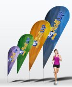 Beachflagga Droppen